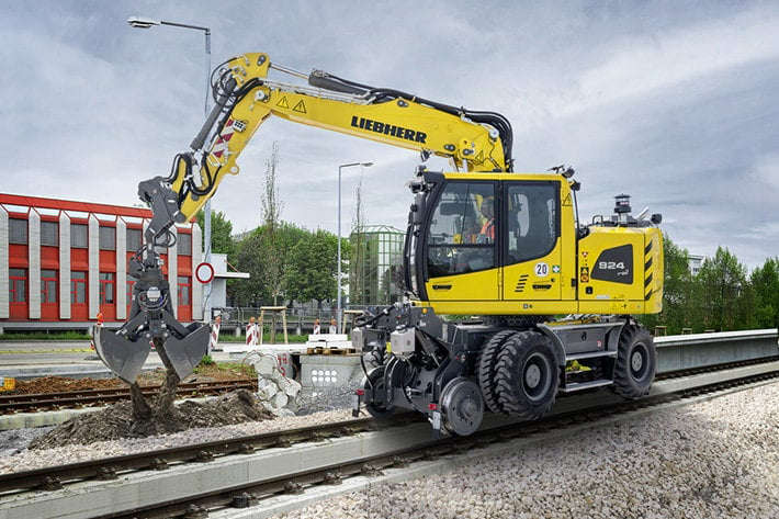 Liebherr at the 28th International Exhibition for Track Technology in Münster